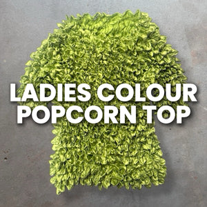 50 x LADIES Y2K COLOUR POPCORN TOPS - SACKS