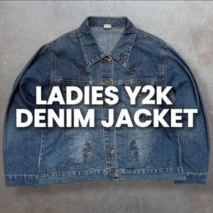 50 x LADIES Y2K DENIM JACKET