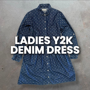 50 x LADIES Y2K DENIM DRESS