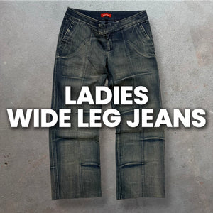50 x LADIES WIDE LEG JEANS