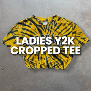 50 x LADIES Y2K CROPPED TEES- SACKS