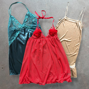 50 x LADIES Y2K SLIP TOPS, DRESSES & CORSETS - SACKS