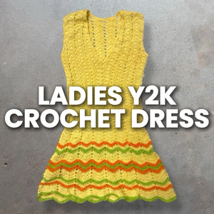 50 x LADIES Y2K CROCHET DRESS - SACKS