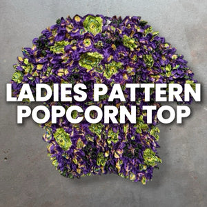 50 x LADIES Y2K PATTERNED POPCORN TOPS - SACKS