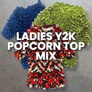 50 x LADIES Y2K POPCORN TOP MIX - SACKS