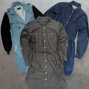 50 x LADIES Y2K DENIM DRESS