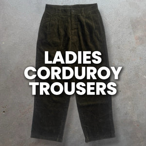 50 x LADIES CORDUROY TROUSERS - SACKS