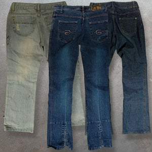 50 x LADIES BOOTCUT FLARE JEAN MIX- SACKS